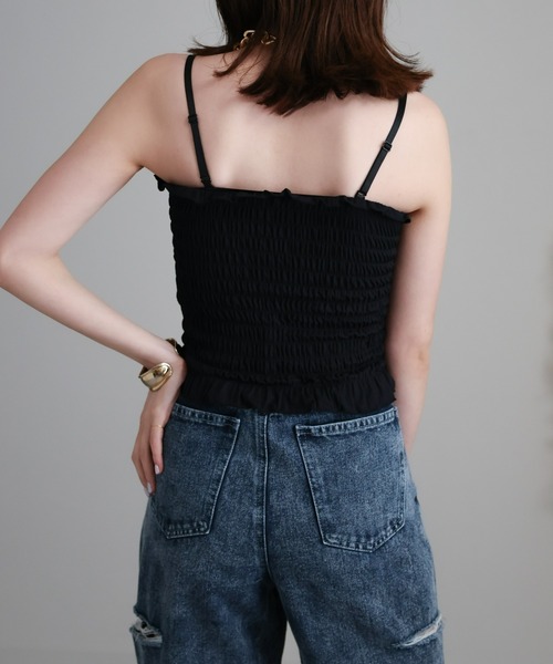 model：162cm 着用サイズ：F