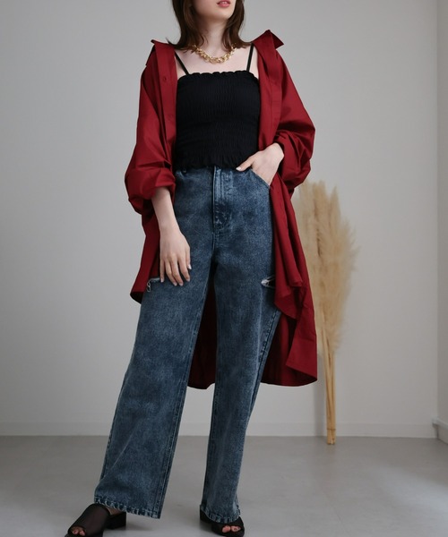 model：162cm 着用サイズ：F