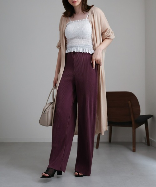 model：162cm 着用サイズ：F