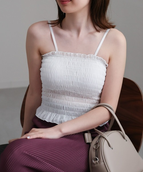 model：162cm 着用サイズ：F