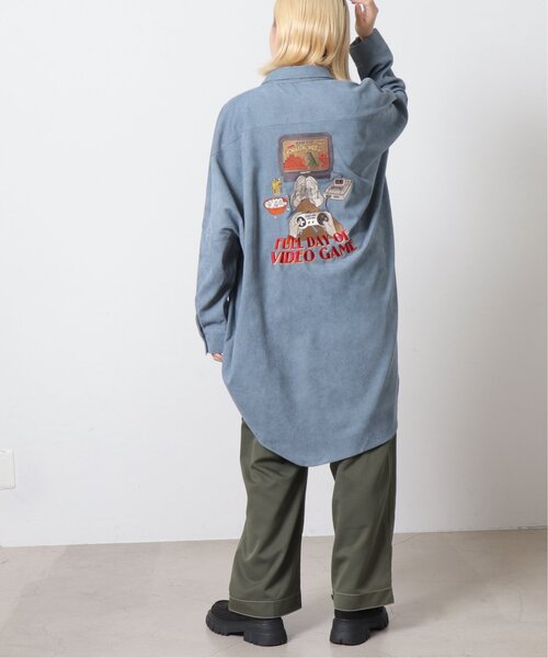 DOUBLE NAME（ダブルネーム）の「VIDEO GAME BACK刺しゅうシャツ