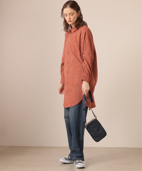 DOUBLE NAME（ダブルネーム）の「VIDEO GAME BACK刺しゅうシャツワンピース/ユニセックス可（シャツワンピース・レディース・ブルー/ピンク/オフホワイト・FREE）」の18枚目の写真