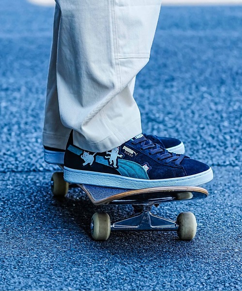 Ripndip suede リップンディップ プーマ プーマ PUMA メンズ スニーカー スケボー ストリート コラボ SUEDE XL RIPNDIP リップンディップ 40365101 パープル - - 海外ファッションブランド通販サイト 公式