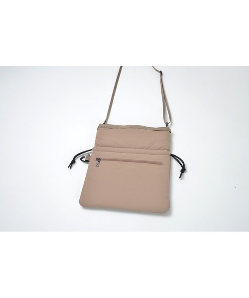 洗濯機洗い可能】巾着ショルダーポーチ（マザーズバッグ