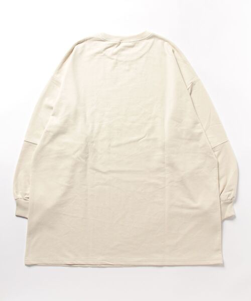 coca(coca)(コカ)の「OEミニ裏毛プリントスウェット(スウェット・レディース・アイボリー/チャコール・M/L)」の13枚目の写真