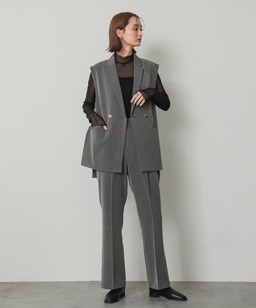 SENSE OF PLACE by URBAN RESEARCH(センスオブプレイスバイアーバンリサーチ)の「『4サイズ展開』『晴雨兼用』スクエアトウセンターシームストレッチローブーツ(ブーツ・レディース・アイボリー/ブラウン/ブラック・X-LARGE/MEDIUM/LARGE/SMALL)」の18枚目の写真