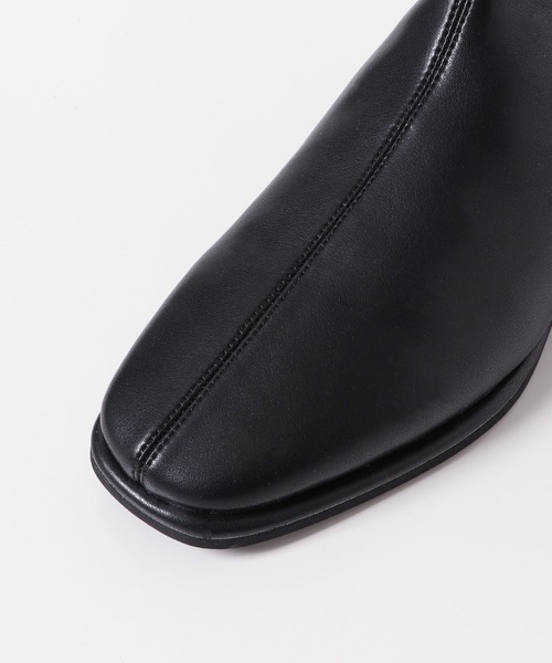 SENSE OF PLACE by URBAN RESEARCH(センスオブプレイスバイアーバンリサーチ)の「『4サイズ展開』『晴雨兼用』スクエアトウセンターシームストレッチローブーツ(ブーツ・レディース・アイボリー/ブラウン/ブラック・X-LARGE/MEDIUM/LARGE/SMALL)」の20枚目の写真