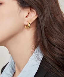 【LEJA】ゴールドパーツ 真鍮 ピアス結婚式 お呼ばれピアス