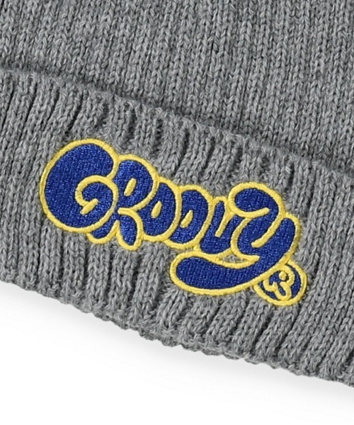 GROOVY COLORS（グルービーカラーズ）の「GROOVY ニットキャップ（ニットキャップ/ビーニー・キッズ・ブラック/ブルー/グレー・LARGE/MEDIUM）」の4枚目の写真