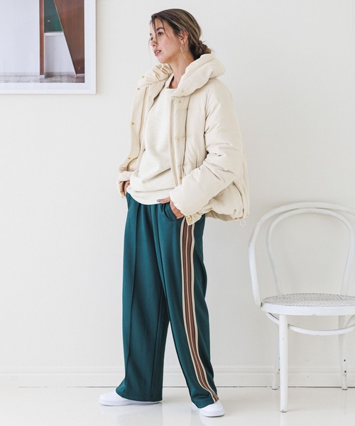 BAYFLOW(ベイフロー)の「リバーシブルダウン(ダウンジャケット/コート・レディース・ブルー/モカ/アイボリー・SMALL/MEDIUM)」の20枚目の写真