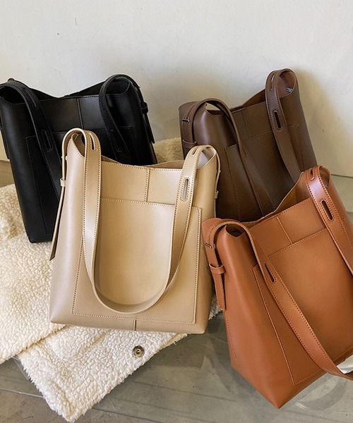 TONE SELECT GOODS（トーンセレクトグッズ）の「urbanfemine./PUショルダーバッグ U7127（ショルダーバッグ・レディース・ダークブラウン/ブラウン/ベージュ/ブラック・FREE）」の5枚目の写真