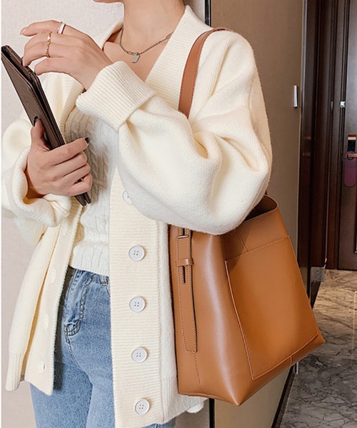 TONE SELECT GOODS（トーンセレクトグッズ）の「urbanfemine./PUショルダーバッグ U7127（ショルダーバッグ・レディース・ダークブラウン/ブラウン/ベージュ/ブラック・FREE）」の8枚目の写真