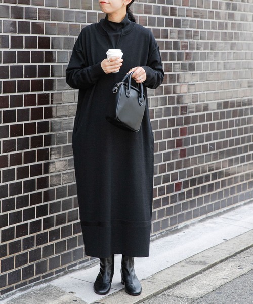 FORK&SPOON（フォークアンドスプーン）の「FORK&SPOON　タートルネックカットソー（Tシャツ/カットソー・レディース・オフホワイト/ブラック・1）」の18枚目の写真