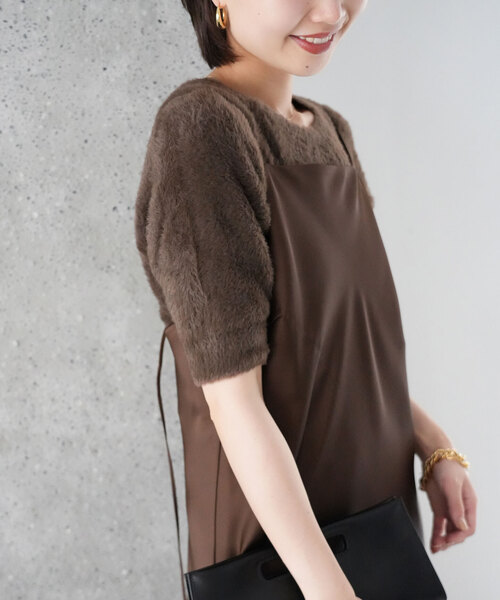 SLOBE IENA イエナ ハーフスリーブプルオーバー 半袖ニット IENA｜イエナのニット/セーター（半端袖）通販 - ZOZOTOWN