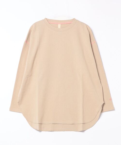 Q(キュー)の「ヘビーウェイトロンT(Tシャツ/カットソー・レディース・ホワイト/ブラック/ライトグレー/ベージュ/オリーブ・MEDIUM)」の18枚目の写真