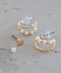 メタル4セットピアス
