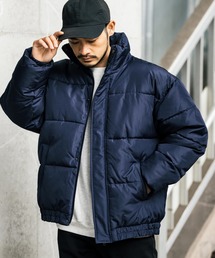 Ressaca | スタンドカラーファイバーダウンブルゾン ボリューム中綿ジャケット オーバーサイズ(ダウンジャケット/コート)