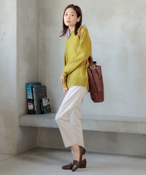 GLOBAL WORK（グローバルワーク）の「あったかスゴラクストレッチスリムテーパードパンツ/967724（その他パンツ・レディース・カーキ/オフホワイト/杢グレー/ネイビー/ブラック・LARGE/X-LARGE/MEDIUM/X-SMALL/XX-LARGE/SMALL）」の14枚目の写真