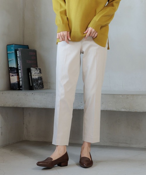 GLOBAL WORK（グローバルワーク）の「あったかスゴラクストレッチスリムテーパードパンツ/967724（その他パンツ・レディース・カーキ/オフホワイト/杢グレー/ネイビー/ブラック・LARGE/X-LARGE/MEDIUM/X-SMALL/XX-LARGE/SMALL）」の18枚目の写真