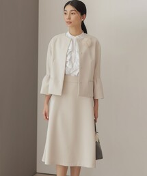 コンフォータブルドレープ フレアスカート