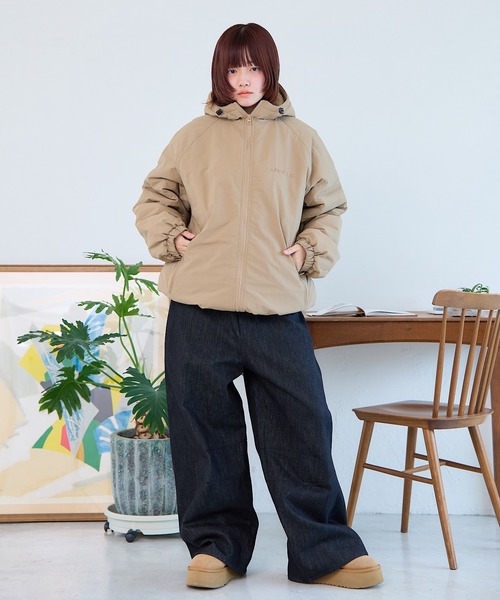 東京空港交通　エアポートリムジン　中綿　ジャケット　ブルゾン　非売品 AIRWALK】エアウォーク ワンポイント 中綿ジャケット スタンド