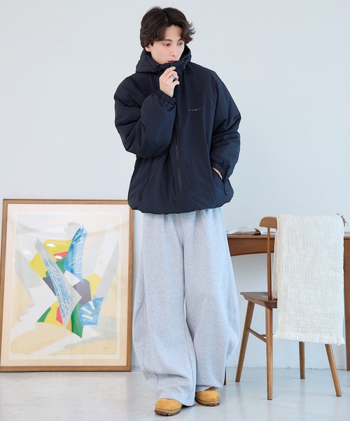 東京空港交通　エアポートリムジン　中綿　ジャケット　ブルゾン　非売品 AIRWALK】エアウォーク ワンポイント 中綿ジャケット スタンド