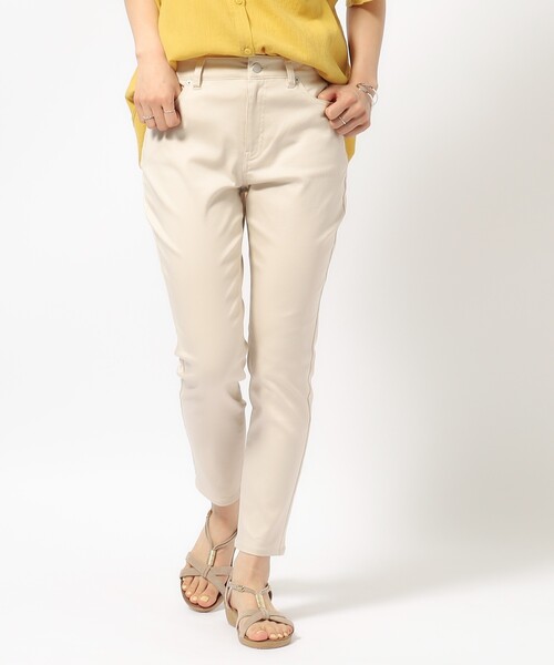 SHOO・LA・RUE（シューラルー）の「【SS-3L/無理せずスリム】 ぐんぐん伸びる ハイパースキニーパンツ（その他パンツ・レディース・ライトブルー/カーキ/ベージュ/ブラック・10/01/02/03/04/05）」の3枚目の写真
