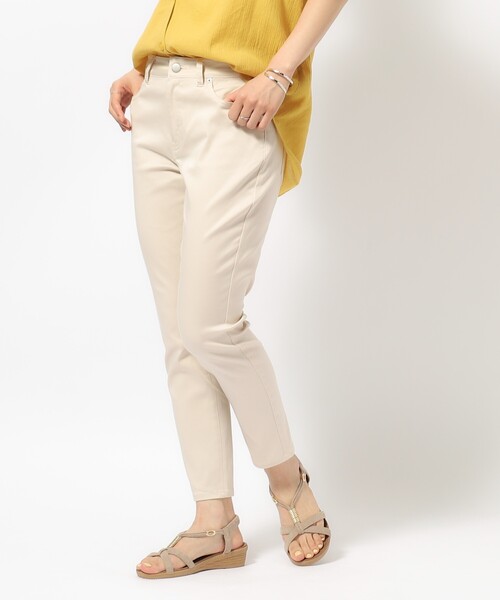 SHOO・LA・RUE（シューラルー）の「【SS-3L/無理せずスリム】 ぐんぐん伸びる ハイパースキニーパンツ（その他パンツ・レディース・ライトブルー/カーキ/ベージュ/ブラック・10/01/02/03/04/05）」の17枚目の写真