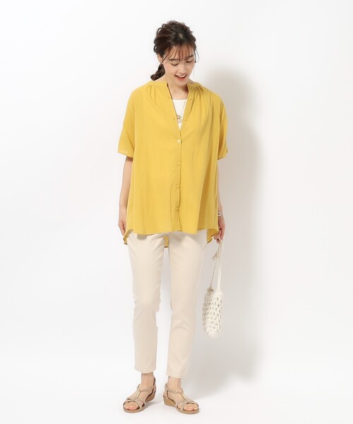 SHOO・LA・RUE（シューラルー）の「【SS-3L/無理せずスリム】 ぐんぐん伸びる ハイパースキニーパンツ（その他パンツ・レディース・ライトブルー/カーキ/ベージュ/ブラック・10/01/02/03/04/05）」の20枚目の写真