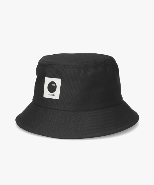 OVERRIDE（オーバーライド）の「OVERRIDE T/C TWILL BUCKET / オーバーライド（ハット・メンズ・ホワイト/グリーン/ブラック/ライトベージュ/ライトブラウン・56cm/58cm/60cm/62cm）」の7枚目の写真