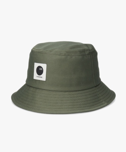 OVERRIDE（オーバーライド）の「OVERRIDE T/C TWILL BUCKET / オーバーライド（ハット・メンズ・ホワイト/グリーン/ブラック/ライトベージュ/ライトブラウン・56cm/58cm/60cm/62cm）」の16枚目の写真