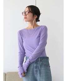 Ungrid | シアーフィットロングスリーブTee(Tシャツ/カットソー)