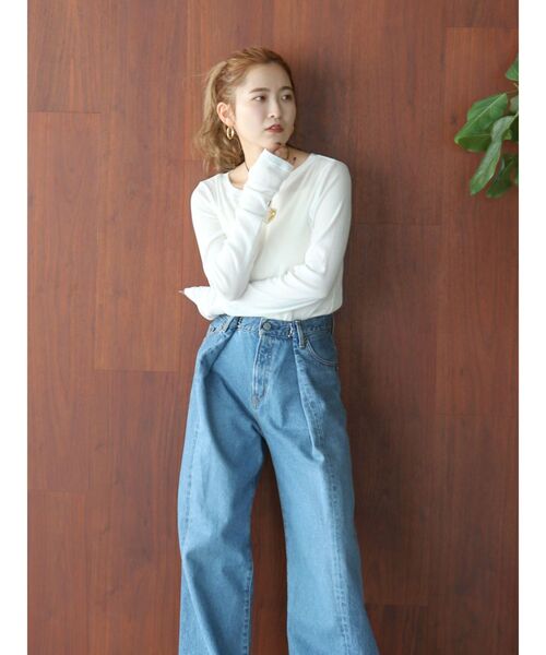 シロ⭐︎Ungrid シアーフィットロングスリーブTee シアーフィットロングスリーブTee（Tシャツ/カットソー