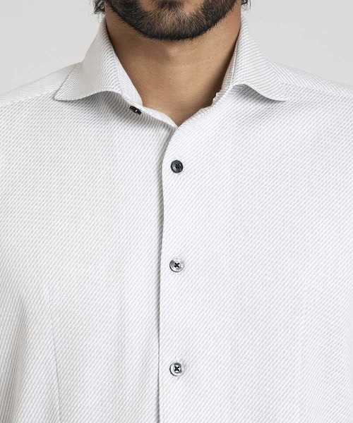 MICHEL KLEIN HOMME (ミッシェルクランオム)の「【2024年モデル】《日本製》ストレッチラッセルシャツ(シャツ/ブラウス・メンズ・ホワイト/ライトグレー/ライトブルー・MEDIUM/LARGE/X-LARGE)」の19枚目の写真