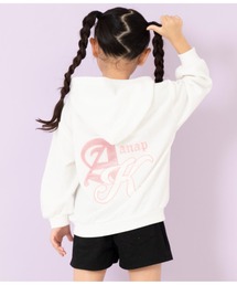 ANAP kids（アナップキッズ）の「ベロアワッペン裏毛スウェットパーカー（パーカー・キッズ）」
