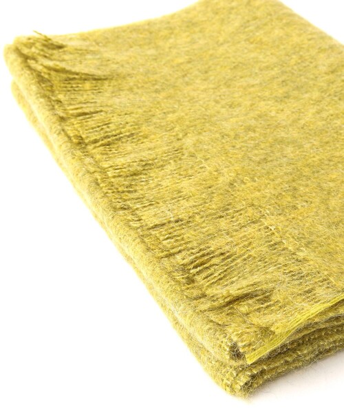 Montaluly（モンタルリー）の「【Montaluly/モンタルリー】MYLENE Muffler Solid 28（マフラー・メンズ・ライトグレー/ネイビー/ブラック/ライトグリーン/チャコールグレー・FREE）」の17枚目の写真