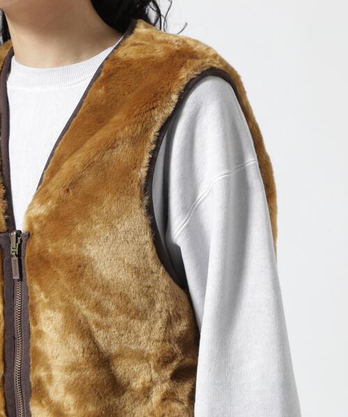 Barbour（バブアー）の「BARBOUR/バブアー/FUR LINER SL/ファーライナー スリムフィットベスト/MLI0035（ベスト・レディース・ブラウン系その他4/ブラック・36/38/40）」の15枚目の写真