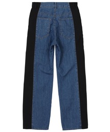 zucca ズッカ　ブルーデニムパンツ　新品 ZUCCa（ズッカ）の「デニムドッキング / パンツ / (O)（デニム