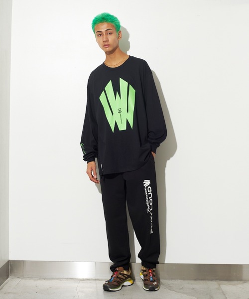 VIRGOwearworks（ヴァルゴウェアワークス）の「W-front L/S（Tシャツ/カットソー・メンズ・ブラック×グリーン/ブラック×ホワイト/ホワイト×ブラック・XX-LARGE/LARGE/X-LARGE/MEDIUM）」の19枚目の写真