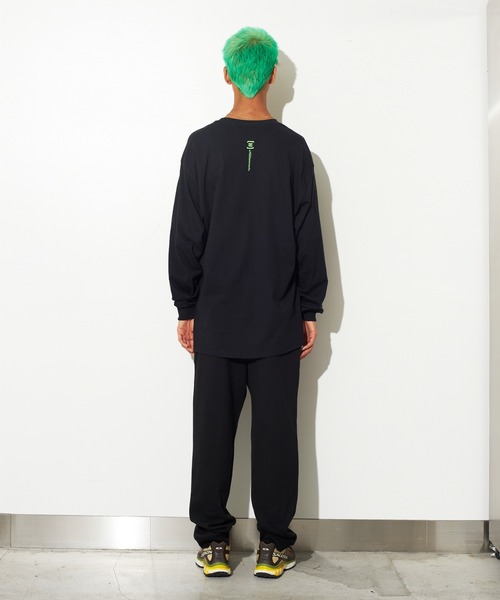 VIRGOwearworks（ヴァルゴウェアワークス）の「W-front L/S（Tシャツ/カットソー・メンズ・ブラック×グリーン/ブラック×ホワイト/ホワイト×ブラック・XX-LARGE/LARGE/X-LARGE/MEDIUM）」の20枚目の写真