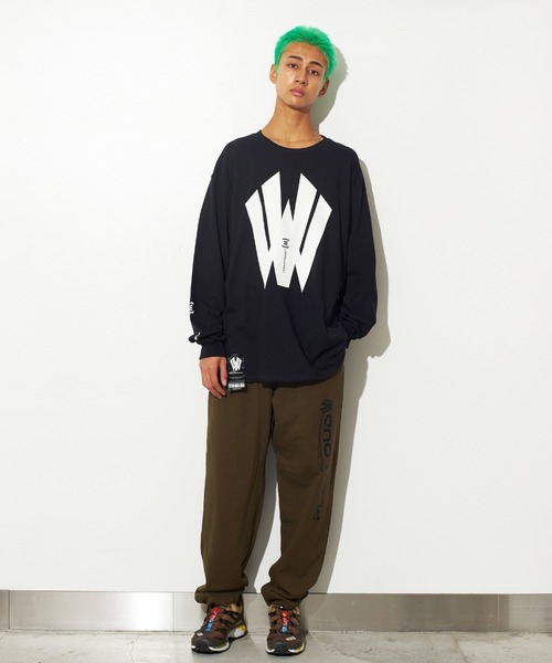 VIRGOwearworks（ヴァルゴウェアワークス）の「W-front L/S（Tシャツ/カットソー・メンズ・ブラック×グリーン/ブラック×ホワイト/ホワイト×ブラック・XX-LARGE/LARGE/X-LARGE/MEDIUM）」の21枚目の写真