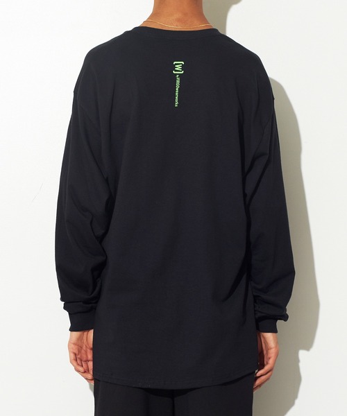 VIRGOwearworks（ヴァルゴウェアワークス）の「W-front L/S（Tシャツ/カットソー・メンズ・ブラック×グリーン/ブラック×ホワイト/ホワイト×ブラック・XX-LARGE/LARGE/X-LARGE/MEDIUM）」の11枚目の写真