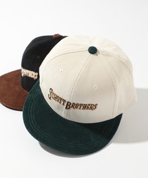 schott（ショット）の「【SCHOTT】バイカラーコーデュロイキャップ SC041（キャップ・メンズ）」