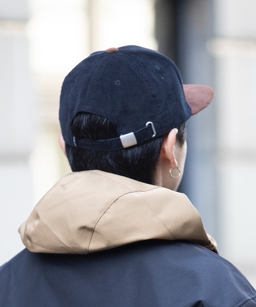 schott(ショット)の「【SCHOTT】バイカラーコーデュロイキャップ SC041(キャップ・メンズ・ホワイト/ブラック・FREE)」の4枚目の写真