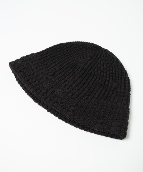 RACAL（ラカル）の「Damage Knit Hat / ダメージ加工ニットハット