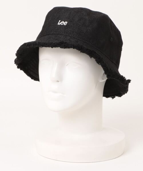 Lee（リー）の「Lee/リー　LE FRINGE BUCKET COLOR DENIM（ハット・レディース・ネイビー/ブラック・58cm）」の7枚目の写真