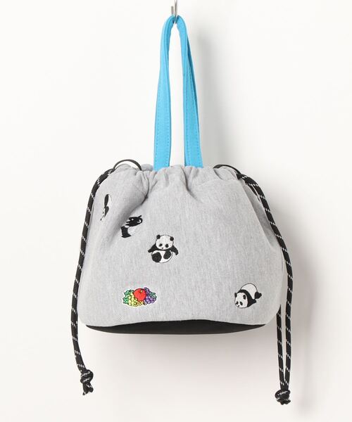 Design Tshirts Store graniph（デザイン　ティーシャツ　ストア　グラニフ）の「FRUIT OF THE LOOM× graniph PANDAS BAG（ハンドバッグ・メンズ・杢グレー・FREE）」の9枚目の写真