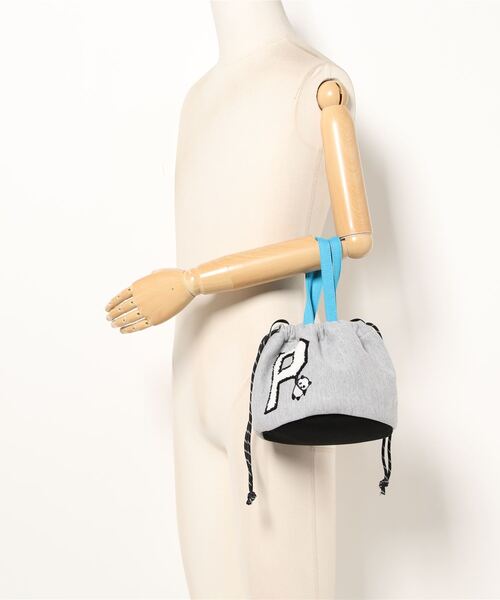 Design Tshirts Store graniph（デザイン　ティーシャツ　ストア　グラニフ）の「FRUIT OF THE LOOM× graniph PANDAS BAG（ハンドバッグ・メンズ・杢グレー・FREE）」の11枚目の写真