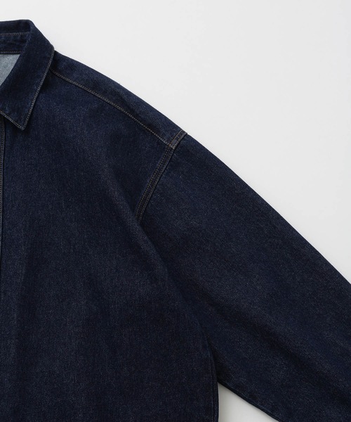 JUNRED（ジュンレッド）の「ヴィンテージデニムマキシシャツ（シャツ/ブラウス・メンズ・オフホワイト/ブラック/ネイビー・L/M/S）」の18枚目の写真