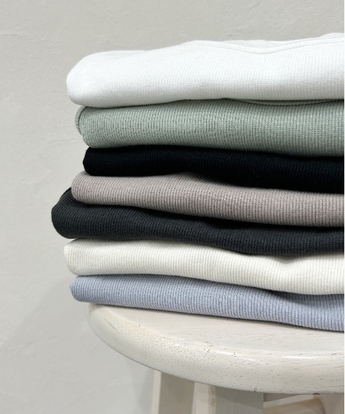 ad thie（アドティエ）の「ベーシック クルーネックタンクトップ（タンクトップ・レディース・グリーン/ライトグリーン/ピンク/パープル/グレー/オフホワイト/アイボリー/ブラック/ライトブルー/ミント/チャコール/ブラウン/カーキ・MEDIUM/LARGE/LL）」の17枚目の写真